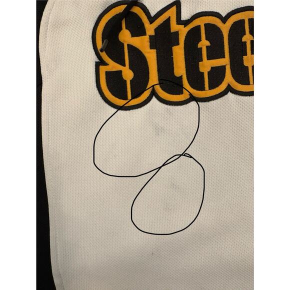 Reebok NFL Team Apparel Pittsburgh Steelers Hooded Sweater Medium Style 8170A - Picture 6 of 7